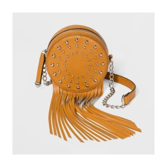 wild fable Handbags - NWT WILD FABLE Mini Canteen crossbody bag w/fringe